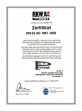 DIN ISO 9001 - zertifizierte Qualität